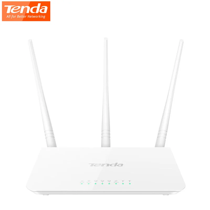 

Tenda F3 Wireless Router 300Mbps 2.4G Wi-Fi Three 5dBi Antennas Easy Setup For Small & Medium House