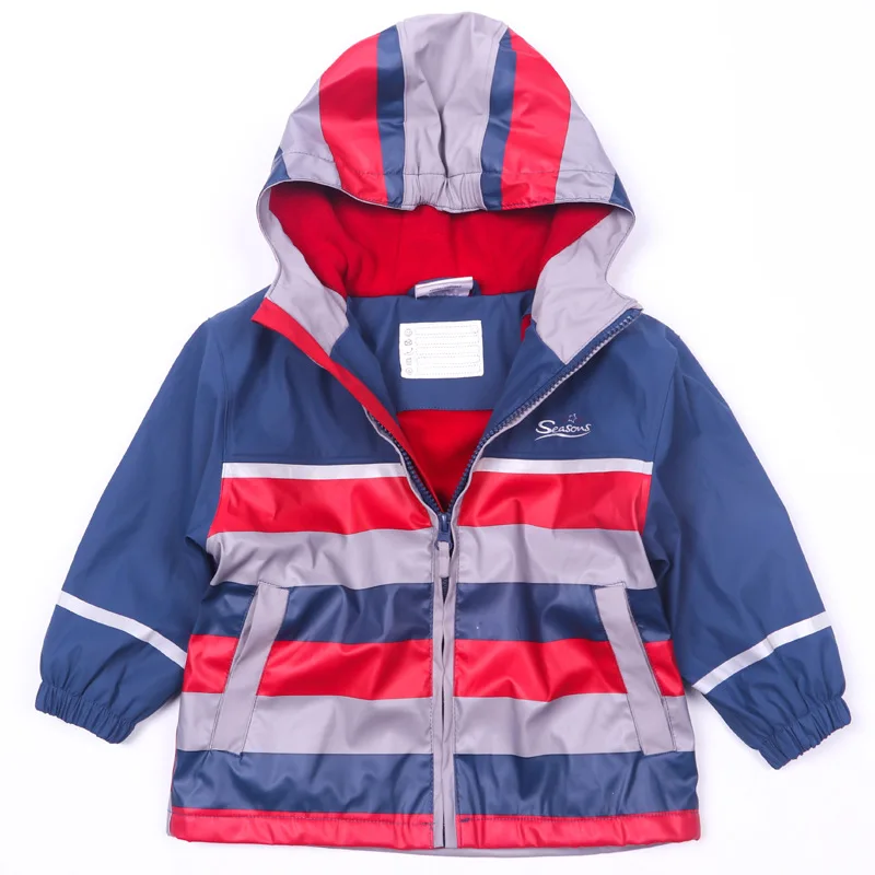 

2019 Children Outerwear Boys Jacket Winter Kids PU Leather Plus Velvet Raincoats Poncho Waterproof Windproof Boy Outdoor Coats