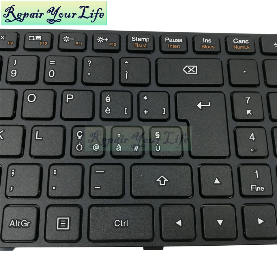 Repair You Life Laptop Keyboard For Lenovo For Ideapad 100 15iby 100 15ib B50 10 Italian It Layout With Frame And Free Shipping Laptop Keyboard Keyboard For Laptoplenovo Laptop Keyboard Aliexpress