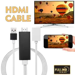 Кабель HDMI 1080P HD ТВ Stick приемник USB 3,0 линия мужской и женский же Экран ТВ преобразования кабель для Android для адресации любому устройству группы
