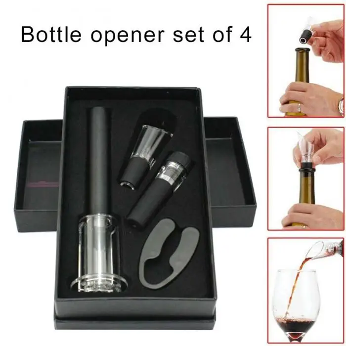 1 комплект открывалка для бутылок вина с винной пробкой аэратор Pourer фольга резак для подарков LKS99