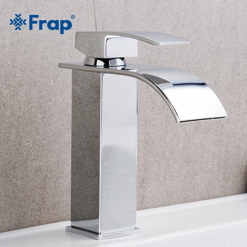 Günstig Frap Heißer Verkauf Becken Eitelkeit Waschbecken Wasserhahn Einzigen Handgriff Wasserfall Bad Mixer Deck Montiert Hot   Cold Wasser Waschbecken Wasserhahn y10148