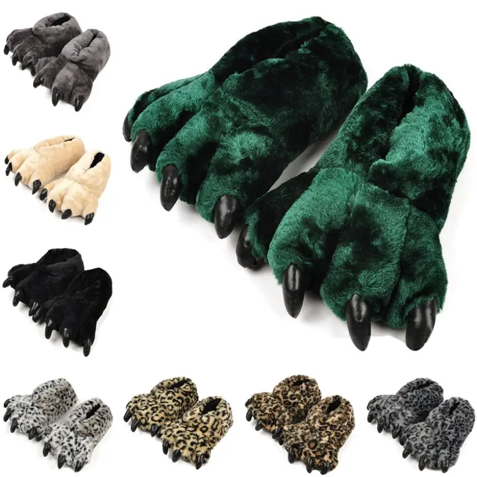 animal paw slippers aliexpress buy winter warm indoor cotton slippers animal paw slippers aliexpress buy winter warm indoor cotton slippers