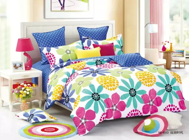 100 cotton king size comforter sets on sale 3d flower printed bed king size comforter sets on sale