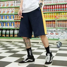 Летние мужские хип-хоп шорты Уличная Harajuku мужские s шорты для бега карманные шаровары мужские шорты бодибилдинг мужские спортивные штаны