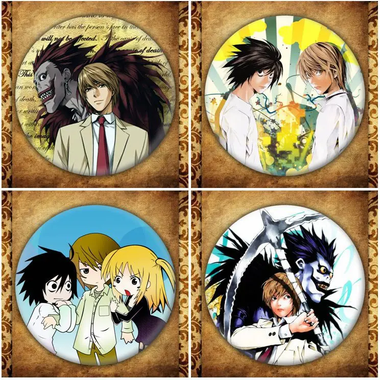 Японская аниме, бейдж с дисплеем, модная мультяшная фигурка Yagami Light Misa Amane, брошка, Pin, аксессуары для ювелирных изделий|Броши| | АлиЭкспресс