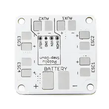 4 Мощность Мини PDB распределительная плата питания 4 ESC Регулятор напряжения для FPV гоночный Дрон Квадрокоптер F4 полетные контроллеры Lumenier