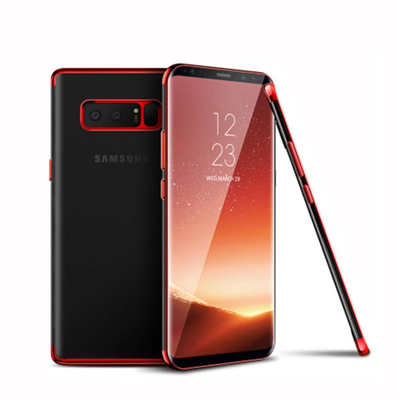 

Latest mobile phone case see through color cell smartphone bumper cover protector for Samsung Galaxy Note 9 8 S10 plus lite M20