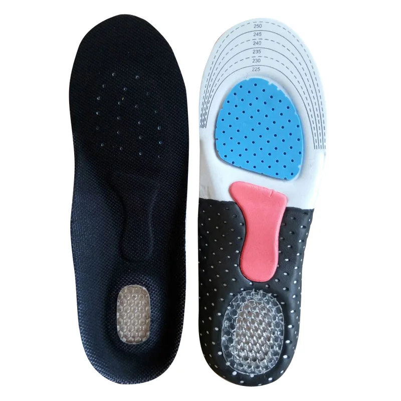 

New Soft Silicone Gel Honeycomb Massaging Insoles Sports Running Athletic Shoe Pad Inserts Insole 1 Pair