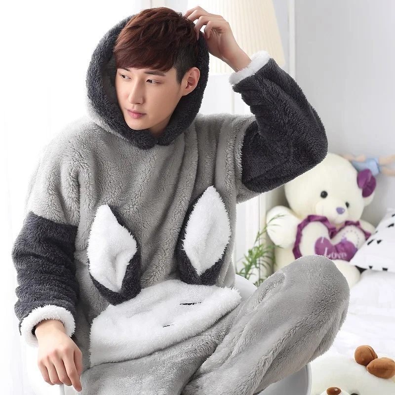 men winter pajamas sets (4)