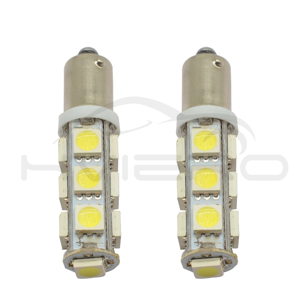 T11 Ba9s T4W 5050 13smd Белый Автомобильный светодиодный габаритный фонарь, светильник для номерного знака, фестон, купольная лампа, дверная лампа, Dc 12 v, парковочный клиновидный светодиодный