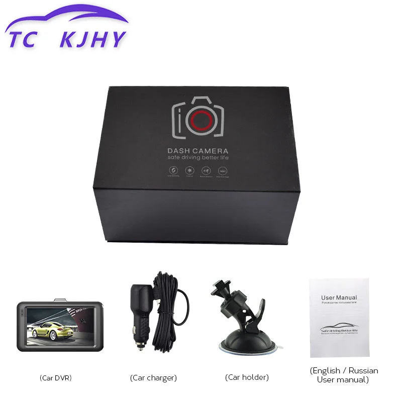 HD 1080P Автомобильный видеорегистратор 170 широкоугольный вождения Регистраторы автомобиля воспринимающий силу тяжести 3 дюймов тире Камера мини Dash Cam Ночное видение Видеорегистраторы для автомобилей