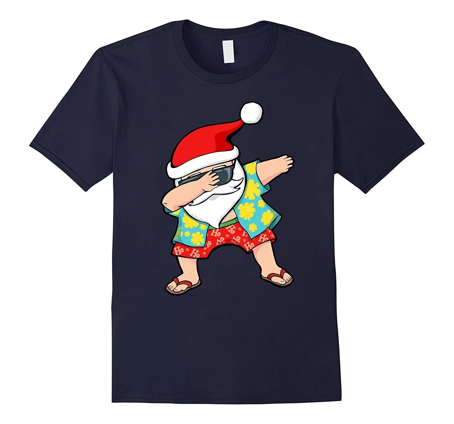Dabbing Santa Hawaiian Christmas Dab Novelty Shirt | Мужская одежда