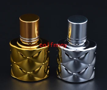 

100pcs/lot Fast Shipping10ml UV Glass Refillable Perfume Bottle With Essential Oils Stylish Flacon Vide Cosmetique With Package