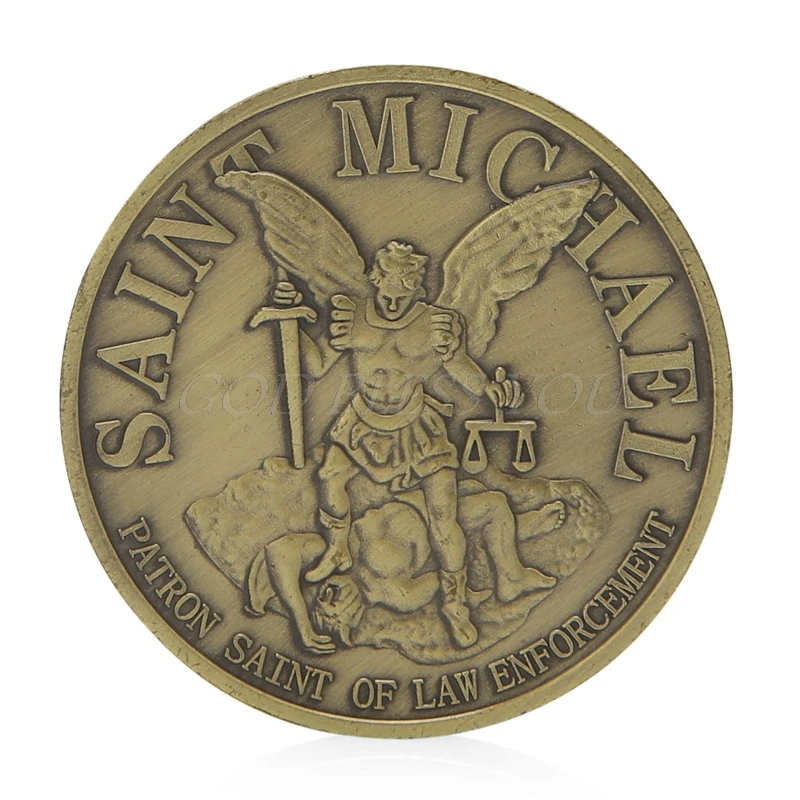 

Saint Michael The Archangel Commemorative Challenge Coin Collection Token Gift