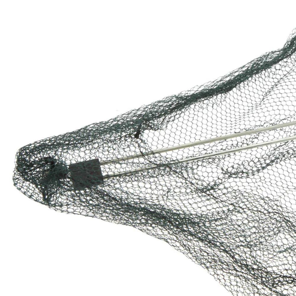 1 шт., складная нейлоновая рыболовная сеть для ловли крабов, рыбы, креветок, гольян, сетка, клетка, рыболовная приманка, ловушка, литая, погружение, дрейф, сеть для креветок