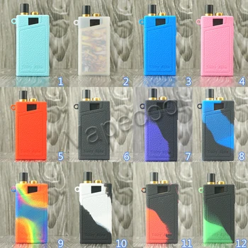 

100pcs Texture Case Skin for Smok Trinity Alpha pod Vape system Non-slip Silicone Cover Warp Sleeve