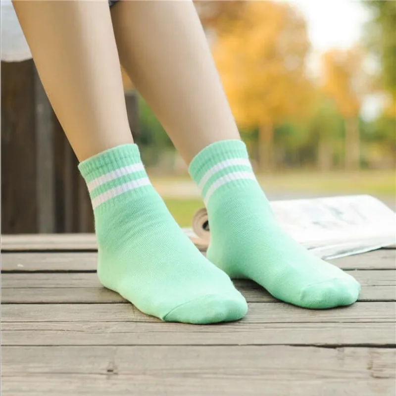 20 pcs 10 pairs Japanese Korean style factory price women causal socks