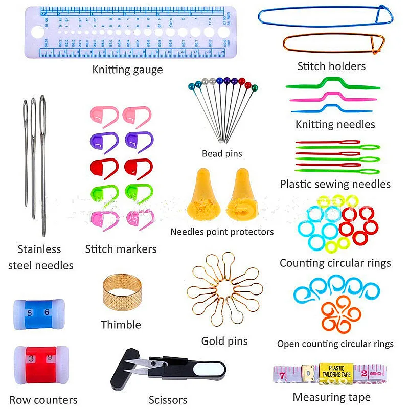100 шт Красочные глинозема крючком посылка инструменты для плетения для DIY дома Швейные аксессуары ручной работы вязальная игла набор для вязания крючком