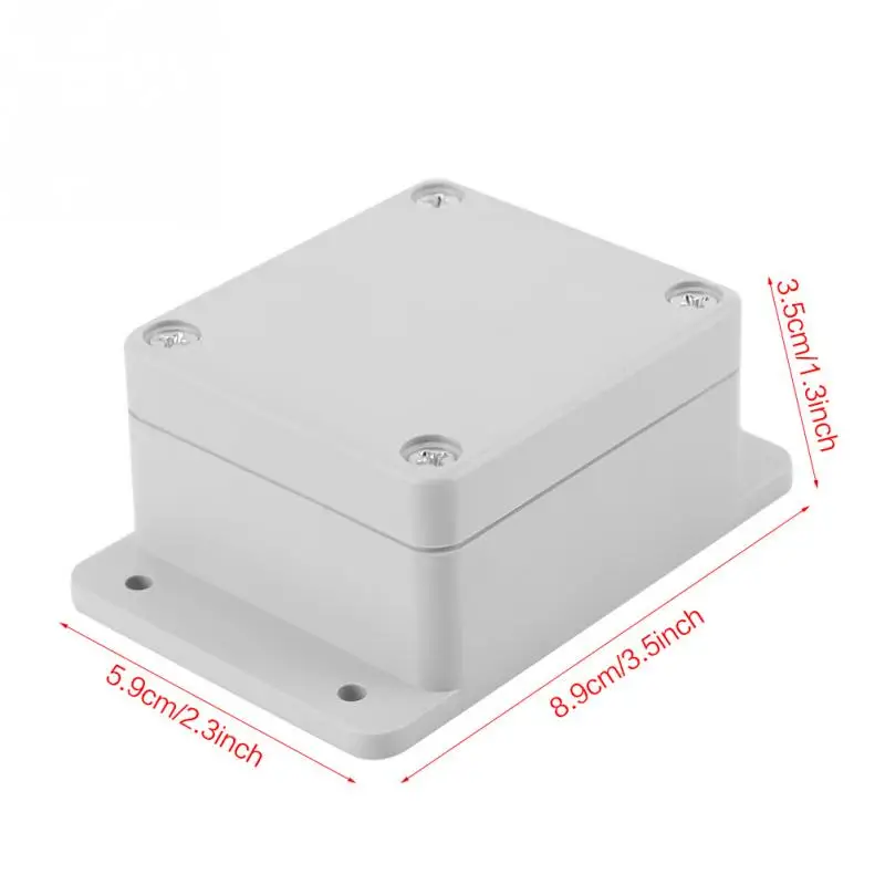 Водонепроницаемая распределительная коробка из АБС-пластика, электрическая коробка для проекта, корпус, чехол для прибора, Соединительная коробка, IP65 электрическая коробка для проекта - Цвет: 89x59x35mm