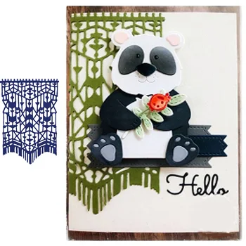 

Macrame Background Metal Cutting Dies Stencils for DIY Scrapbooking Album Stamp Card Embossing New 2019 Die Cut