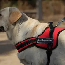 dog harness Big Dog Soft padded Adjustable Pet Large Dog Walk large dog harness small S M L XL pet products supply