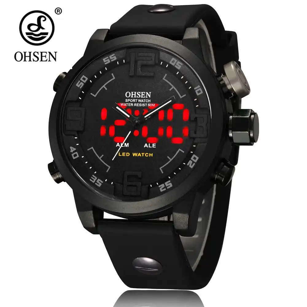 led hand watch