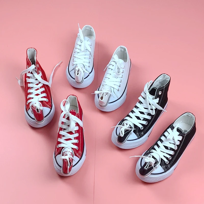 

Flats 2019 Popular 2019 New Personality Girl Canvas Shoes Female Student Korean version Slip Shoes Small Big Shoes Funny Shoes