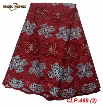 

5yards High Quality Swiss Voile Laces Switzerland Cotton African Dry Cotton Lace Fabric Nigerian Man Voile Lace CLP-489