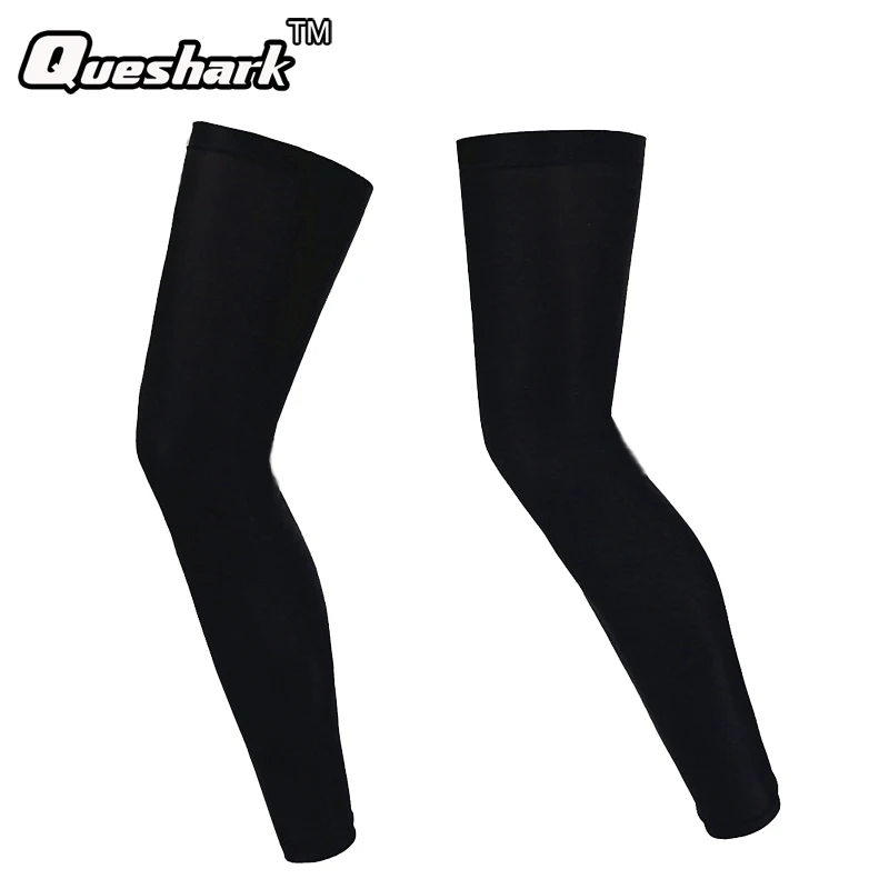 

UV Protection Cycling Leg Warmers Basketball Leg Sleeve Long Calf Support Base Layer Running Leggings Outdoor Sports Knee Pads