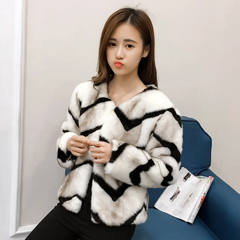 Imitation Peluche Fourrure 2017 Lapin Automne D'hiver Court Manteau Version Veste Paragraphe En De Et Nouvelle Doux Coréenne rRraXIq