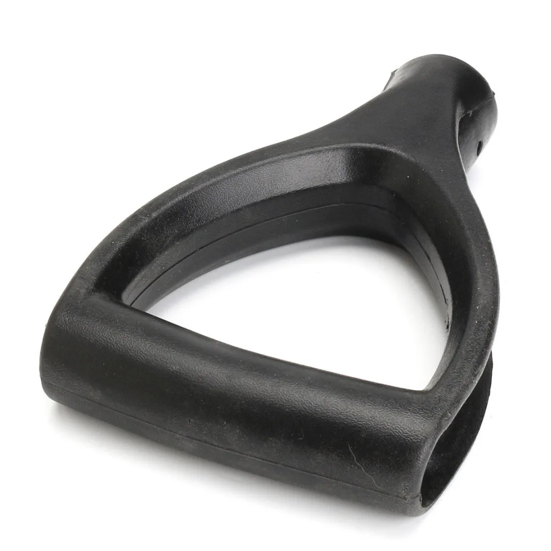 Black Plastic Replacement Snow Shovel D Grip Spade Top Handle Fork Shaft Plastic Handle For Garden Digging Raking Tools