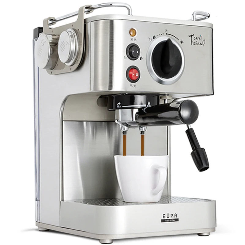 Eupa 220V Espresso Coffee Machine Automatic Steam Coffee Maker TSK 1819A-in Coffee Makers from ...