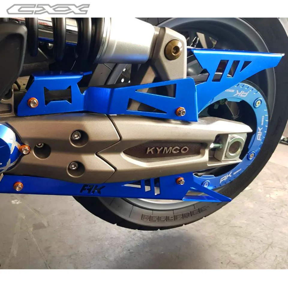 

CNC Aluminum Motorcycle Belt Guard Cover For KYMCO AK550 2017 2018 ak 550 4 colors