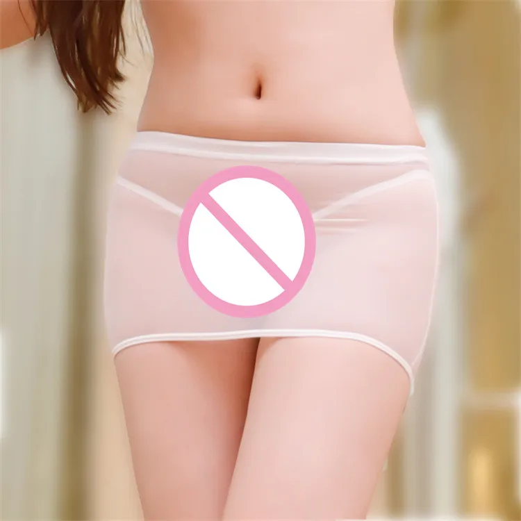 

Women's Super Sexy See-Through Mini skirt Elastic Strecth Slim Transparent Skinny Skirt Ladies Micro Booty Erotic Nightclub Wear