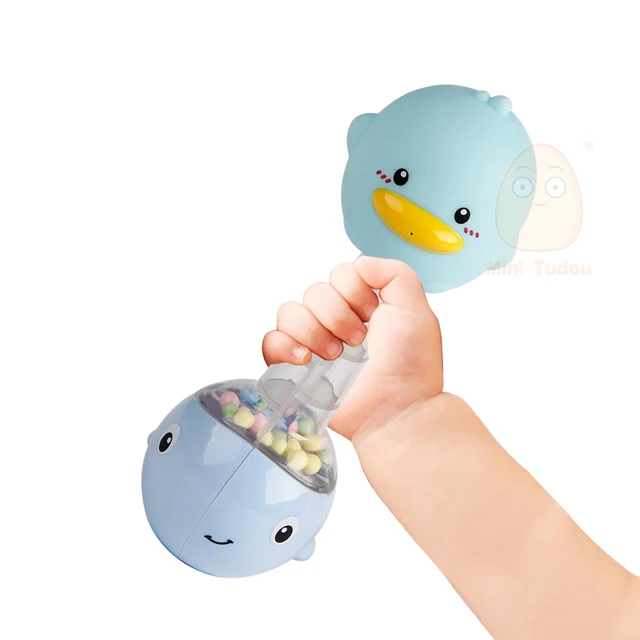 Kids Bathroom Toys Swimming Water Toys Colorful Soft Floating Rubber Duck Squeeze Sound Squeaky Bathing Toy For Baby Bath Toys 3