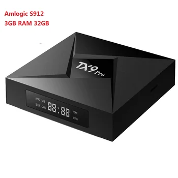 

VHXSIN 50 PCS/lot 2018 newest TV Box Android 7.1 OS RAM 3G 32G ROM Amlogic S912 Octa-Core BT 4.1 TX9 PRO