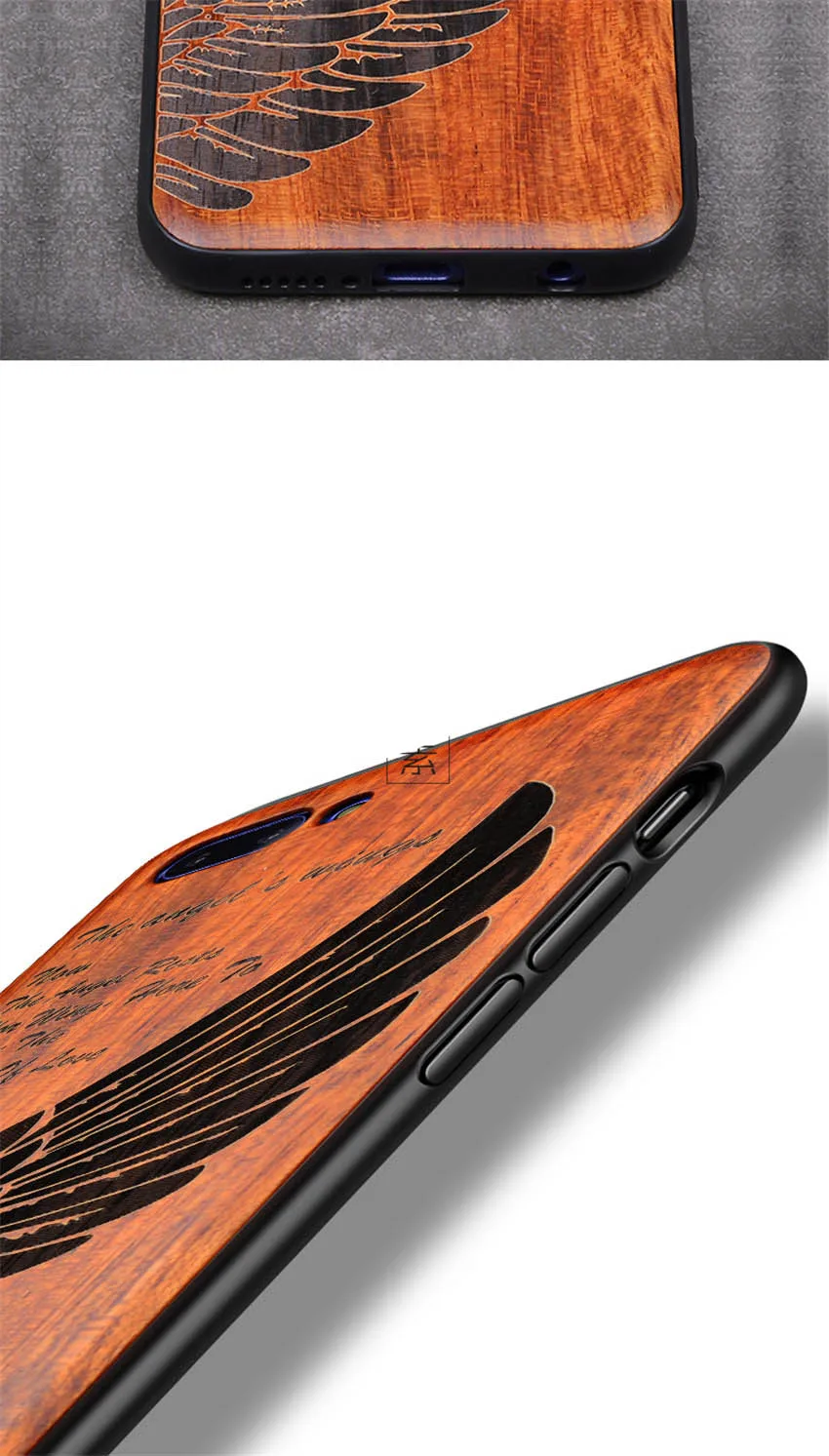 Russian Popular Mask Rose Wood Phone Case for Huawei Honor View 10 V10 Flower Wooden Huawei Honor 10 Cover Case (3)