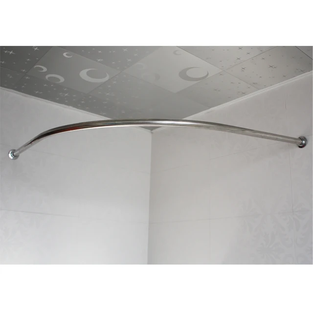L Shaped Shower Curtain Rod Bathroom Suit Thick Curved L Shaped Shower Curtain Rod Bathroom Suit Thick Curved 304 Stainless Steel U