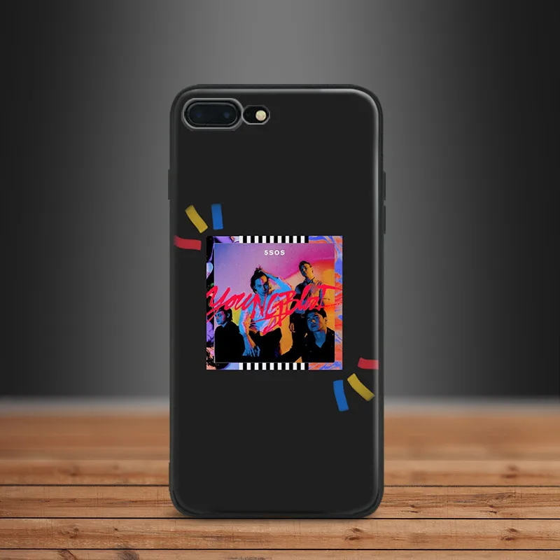 

5Sos YOUNGBLOOD 5 Seconds of Summer Soft Silicone Phone Case Cover Shell For Apple iPhone 5 5s Se 6 6s 7 8 Plus X XR XS MAX