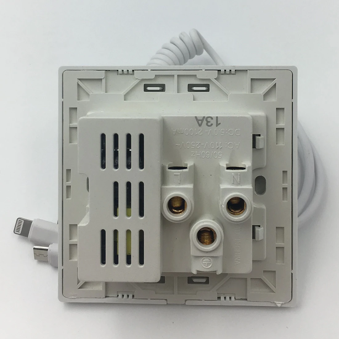 Обновленная версия многофункциональный двойной USB настенная розетка Зарядное