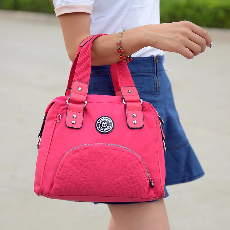 Водонепроницаемая нейлоновая женская сумка-тоут с обезьянкой, женские сумки с одним плечевым ремнем, повседневные сумки для женщин, сумки-мессенджеры, Bolsa W730