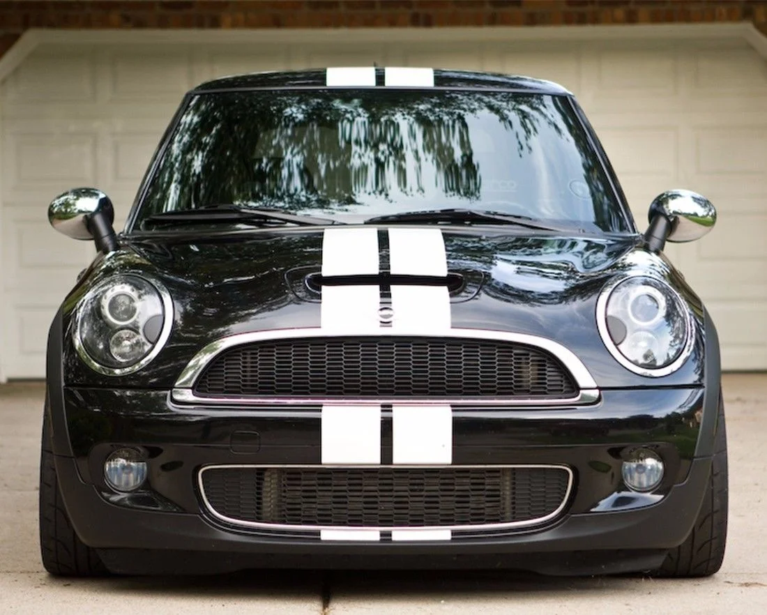 

For Stripe Kit Sticker Decal for Mini Cooper Hatch R56 R50 R53 F55 F56 Hood Trunk Car Styling For Hood Roof Truck