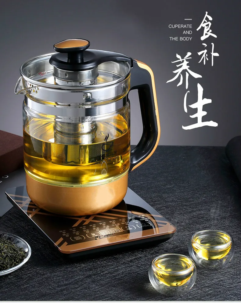 Electric kettle Full automatic and thickened glass multi functional