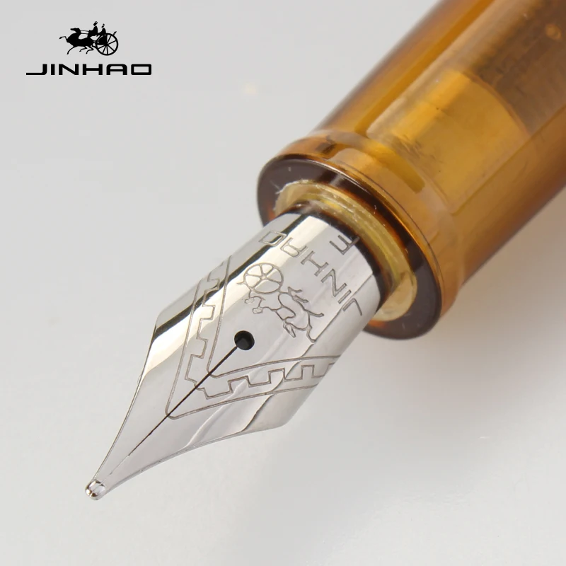 Jinhao 992 авторучка Роскошная чернильная ручка Pluma Fuente Stylo Plume прозрачная авторучка Tinta канцелярские принадлежности подарок для письма