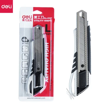 

Deli 2057 Knife Large Art Knife Metal Knife Zinc Alloy Knife Sharp Security Cutting