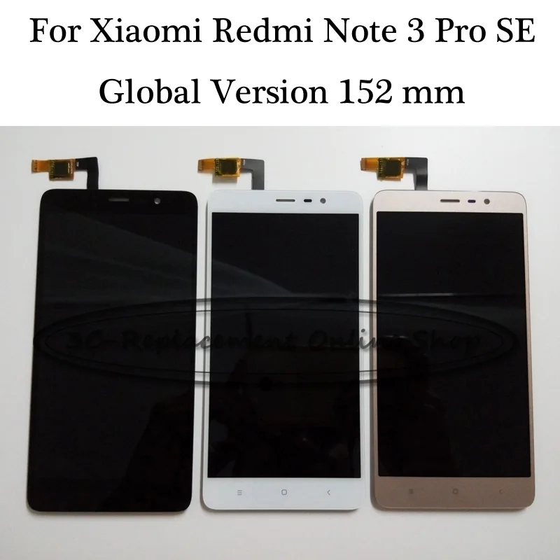 

152mm NEW For Xiaomi Redmi Note 3 Pro SE Global Version Touch Screen Digitizer Glass LCD Display Assembly / Only Touch