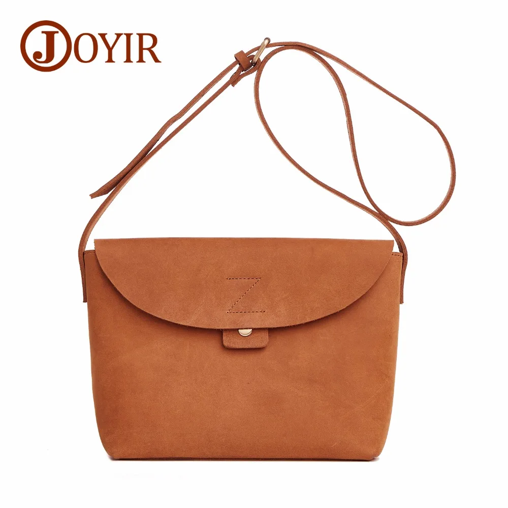 

JOYIR Sweet Girls Messenger Bags Cow Leather Famous Brand Shoulder Bags Casual Crossbody Bags for Women Bag