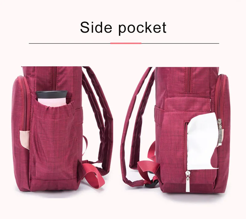 Diaper Bag Waterproof Mummy Backpack Large Capacity Maternity Travel Baby Nappy Bags Nursing Changing Bag Wet Bag (14)