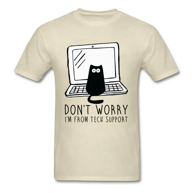 T-shirt Tech Support Printed 3d Funny 